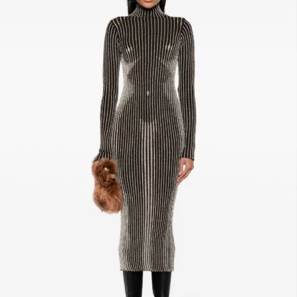 Y Project + Jean Paul gaultier high neck morph dress